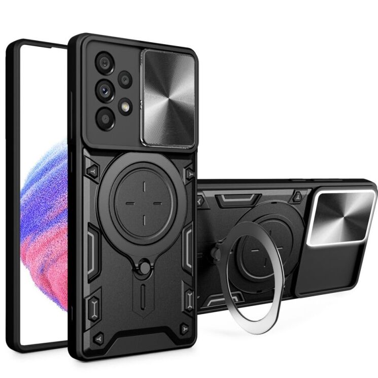 Защитный чехол Deexe Magnetic Space для Samsung Galaxy A53 (A536) - Black: фото 1 из 10