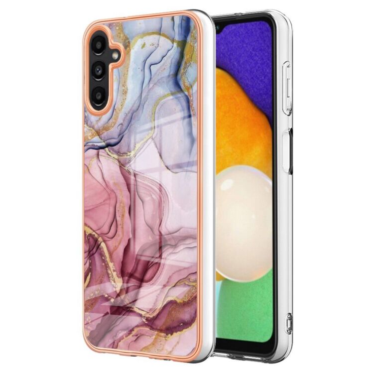 Защитный чехол Deexe Marble Style для Samsung Galaxy A54 (A546) - Rose Gold: фото 1 из 8