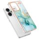 Защитный чехол Deexe Marble Style для Xiaomi Redmi Note 13 Pro+ - Green (340574G). Фото 2 из 6