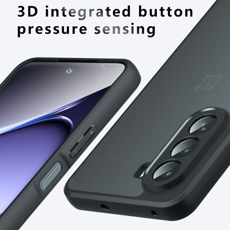 Защитный чехол Deexe Matte Skin для OnePlus Nord CE6 Lite - Transparent Black (391506TB) Защитный чехол Deexe Matte Skin для OnePlus Nord CE6 Lite - Transparent Black: фото 12 из 13