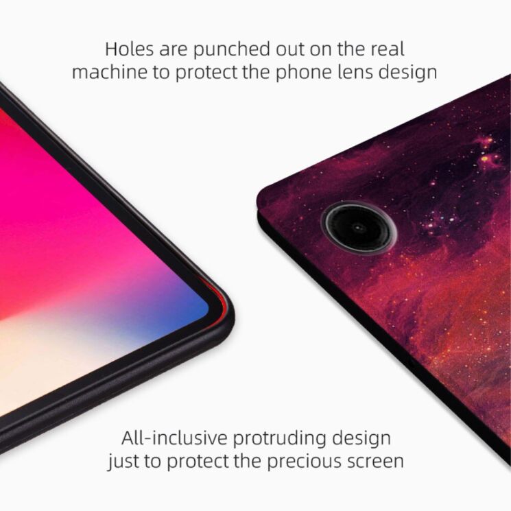 Защитный чехол Deexe Opal Case для Samsung Galaxy Tab A9 (X110/115) - Red: фото 4 из 5