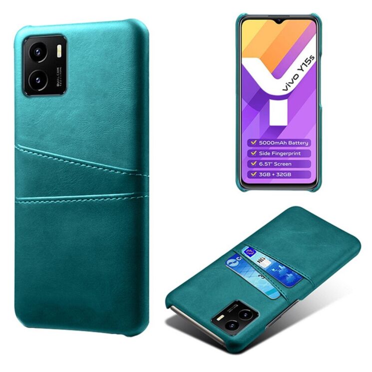 Защитный чехол Deexe Pocket Case для VIVO Y15s - Green: фото 2 из 6