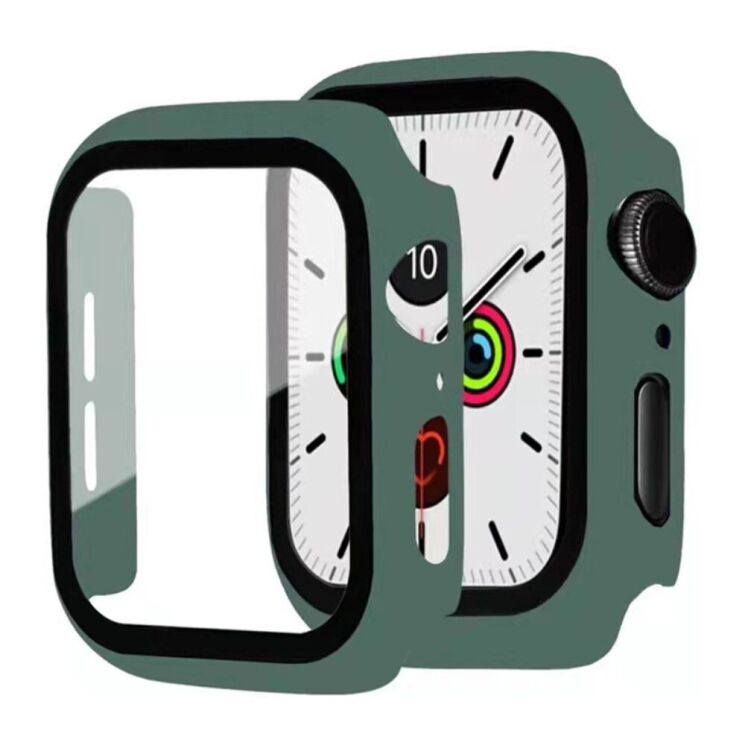 Захисний чохол Deexe Protective Frame для Apple Watch 41 mm (7 / 8 / 9 Series) - Green: фото 1 з 8