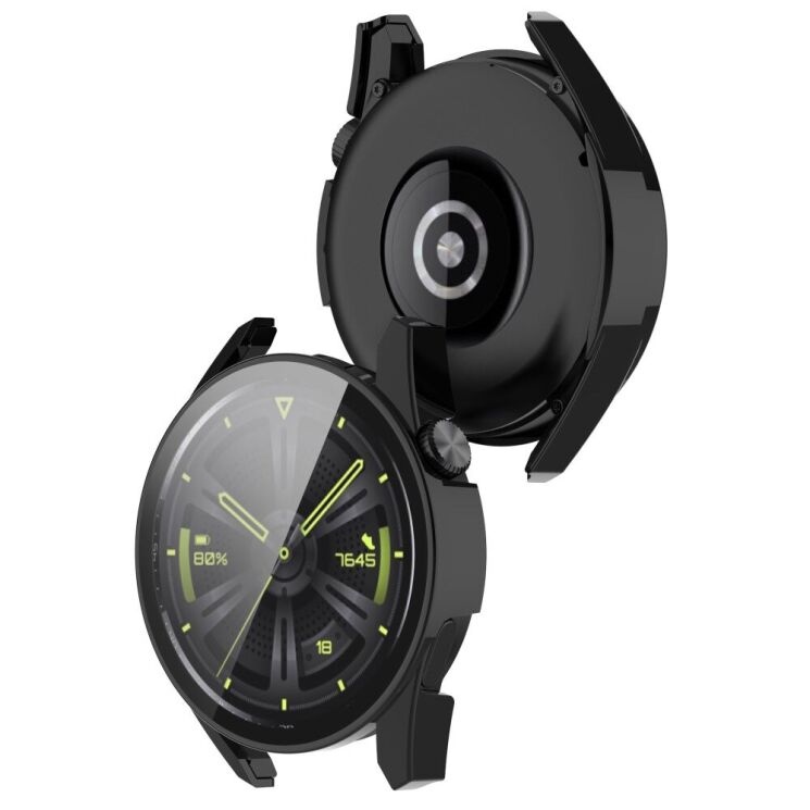Захисний чохол Deexe Protective Frame для Huawei Watch GT 3 (46mm) - Black: фото 3 з 8