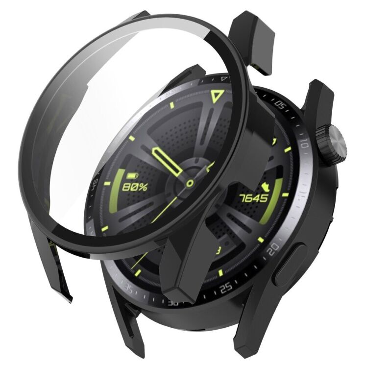 Захисний чохол Deexe Protective Frame для Huawei Watch GT 3 (46mm) - Black: фото 1 з 8