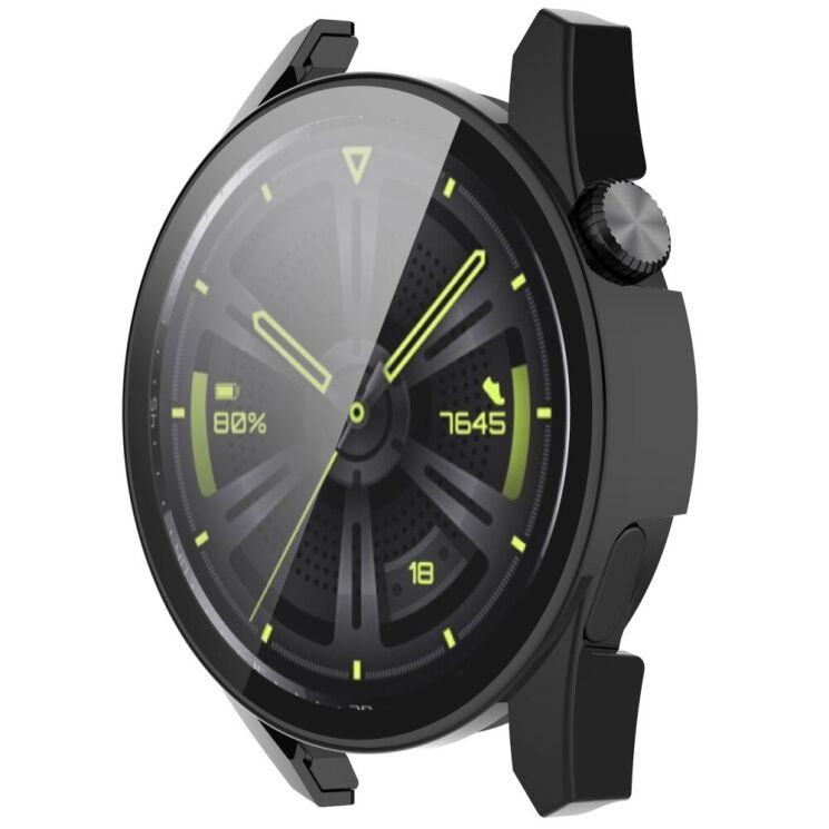 Захисний чохол Deexe Protective Frame для Huawei Watch GT 3 (46mm) - Black: фото 2 з 8