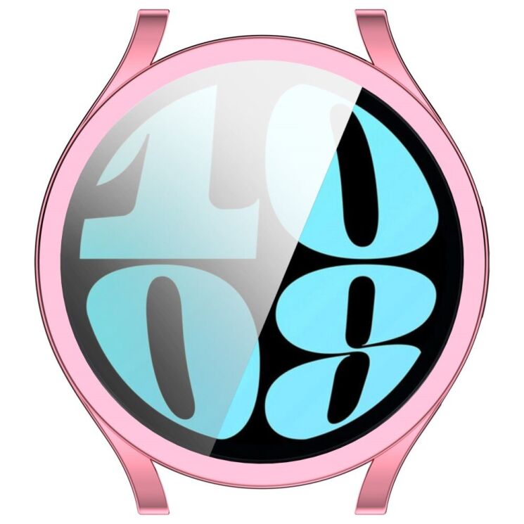 Захисний чохол Deexe Protective Frame для Samsung Galaxy Watch 6 (44mm) - Pink: фото 6 з 8