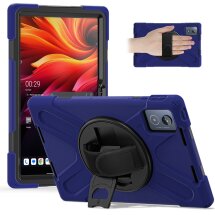 Захисний чохол Deexe Rotation Hybrid для Lenovo Tab K11 Plus - Navy Blue: фото 1 з 13