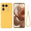 Защитный чехол Deexe Silicone Case для Motorola Edge 50 Ultra - Yellow (354015Y)