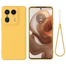 Защитный чехол Deexe Silicone Case для Motorola Edge 50 Ultra - Yellow: фото 1 из 8