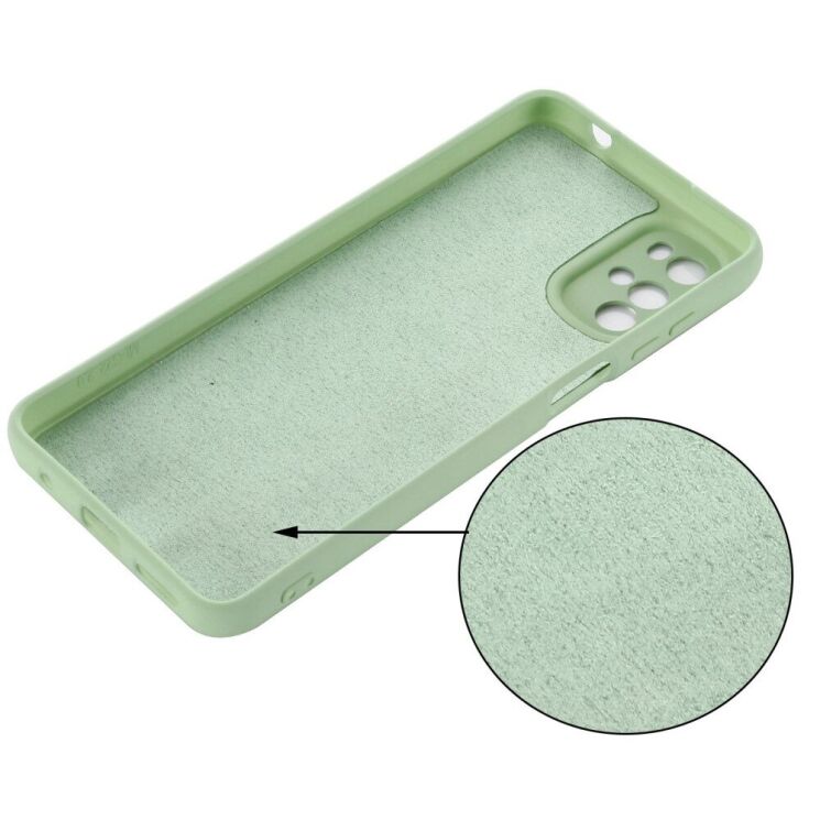 Защитный чехол Deexe Silicone Case для Motorola Moto G22 - Green: фото 4 из 10