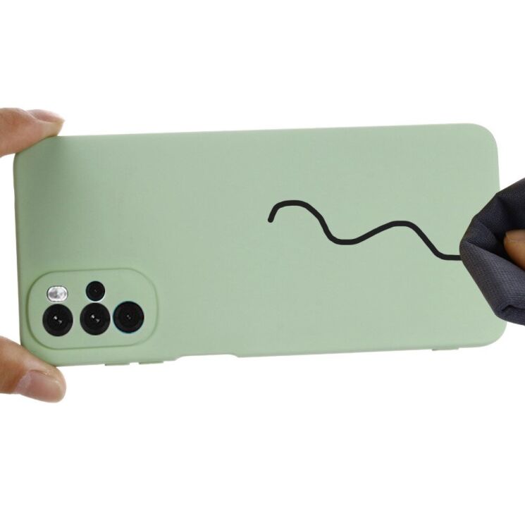 Защитный чехол Deexe Silicone Case для Motorola Moto G22 - Green: фото 5 из 10