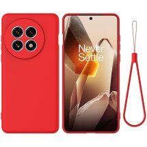Защитный чехол Deexe Silicone Case для OnePlus 13R / Ace 5 / Ace 5 Pro - Red: фото 1 из 9