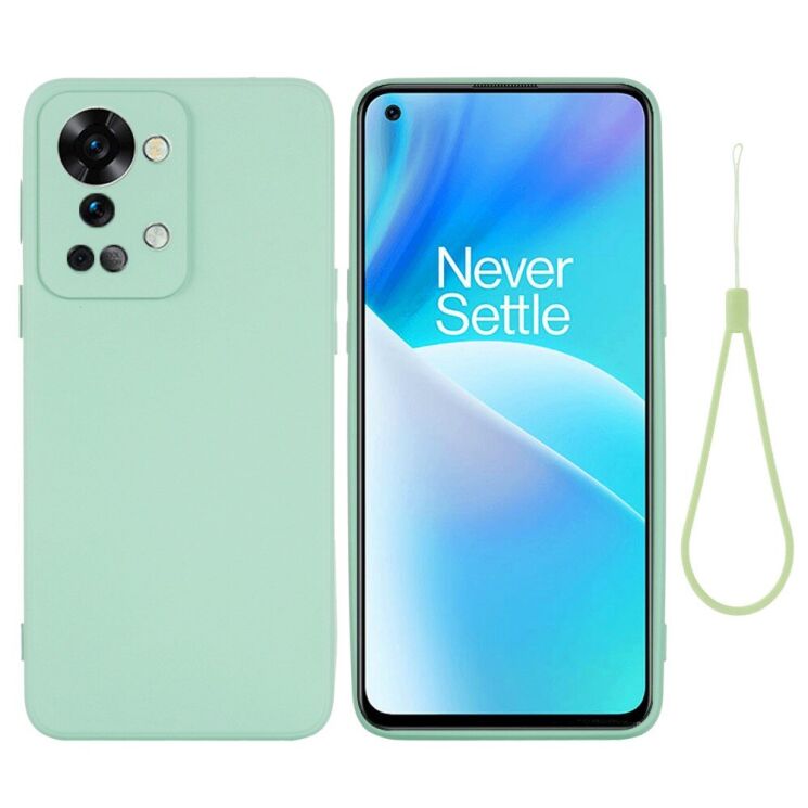 Захисний чохол Deexe Silicone Case для OnePlus Nord 2T - Green: фото 2 з 7