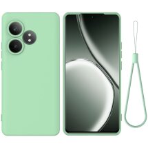 Защитный чехол Deexe Silicone Case для Realme GT 6T / GT 6 - Green: фото 1 из 8