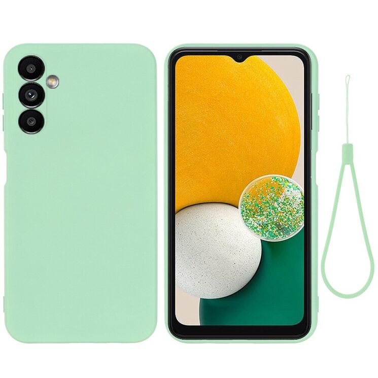 Защитный чехол Deexe Silicone Case для Samsung Galaxy A14 (А145) - Green: фото 2 из 7