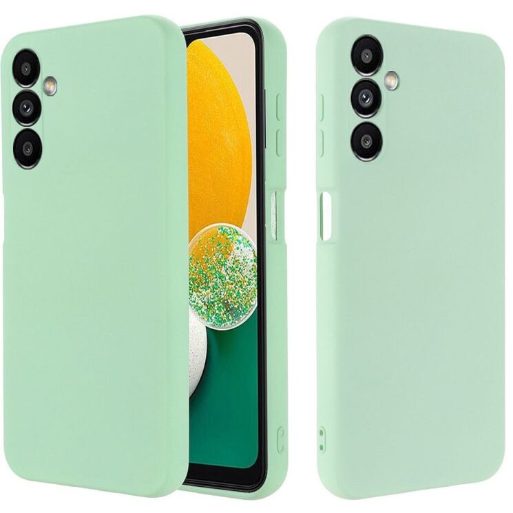 Защитный чехол Deexe Silicone Case для Samsung Galaxy A14 (А145) - Green: фото 1 из 7