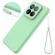 Защитный чехол Deexe Silicone Case для Xiaomi 15 Pro - Green (371134G). Фото 2 из 8