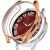 Захисний чохол Deexe Silicone Frame для Samsung Galaxy Watch 6 Classic (47mm) - Rose Gold: фото 1 з 8