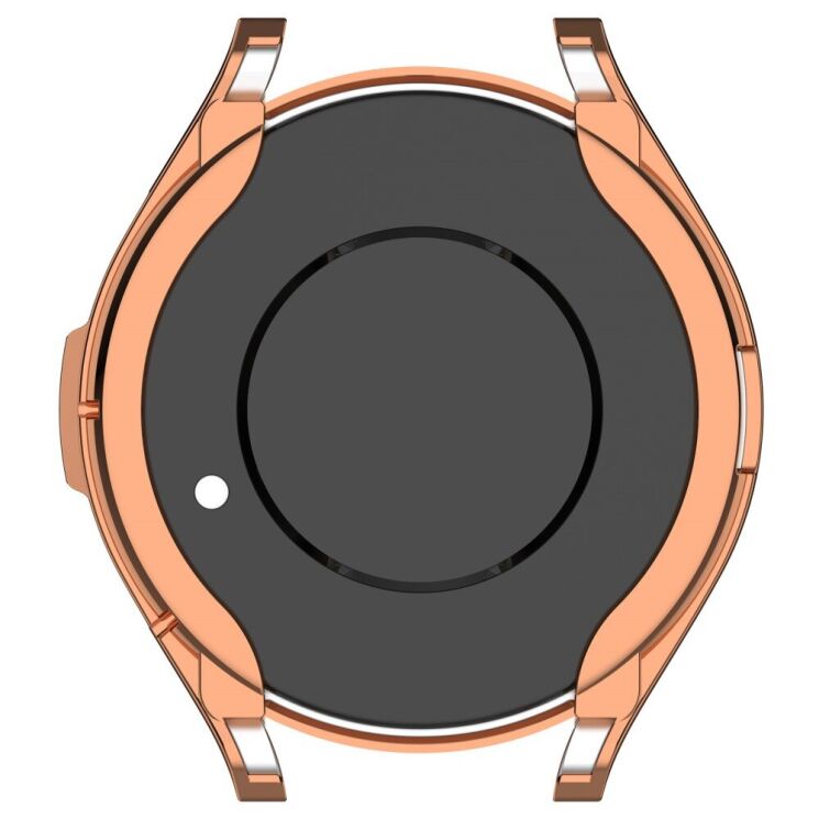 Захисний чохол Deexe Silicone Frame для Samsung Galaxy Watch 6 Classic (47mm) - Rose Gold: фото 7 з 8