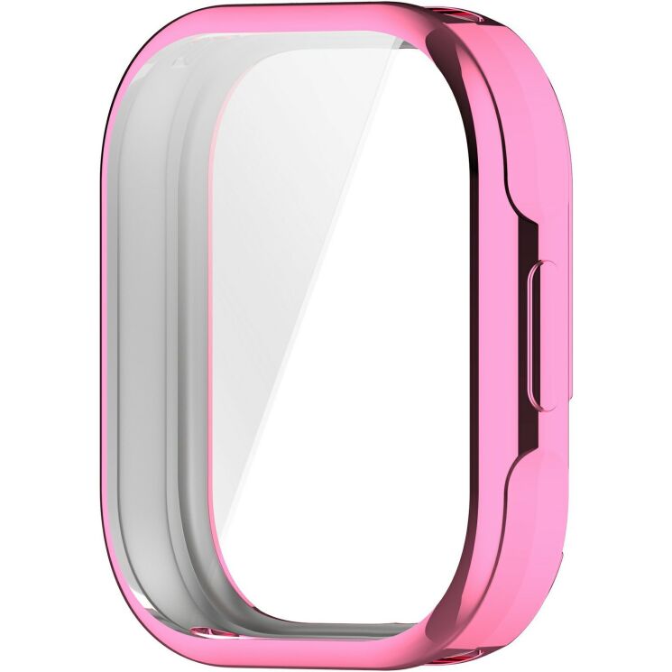 Захисний чохол Deexe Silicone Frame для Xiaomi Redmi Watch 6 Lite - Pink: фото 4 з 6