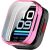 Захисний чохол Deexe Silicone Frame для Xiaomi Redmi Watch 6 Lite - Pink: фото 1 з 6