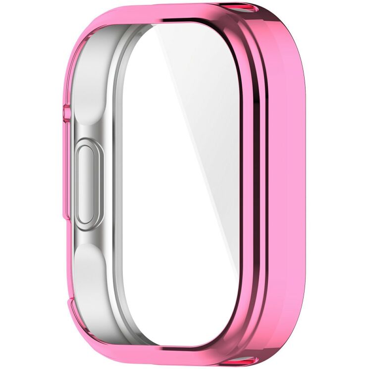 Захисний чохол Deexe Silicone Frame для Xiaomi Redmi Watch 6 Lite - Pink: фото 5 з 6