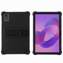 Захисний чохол Deexe Silicone Kickstand для Lenovo Tab K11 Gen 2 / Idea Tab (TB336) - Black: фото 1 з 10