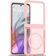 Захисний чохол Deexe Skin Touch (FF) для Motorola Razr 50 - Pink: фото 1 з 6