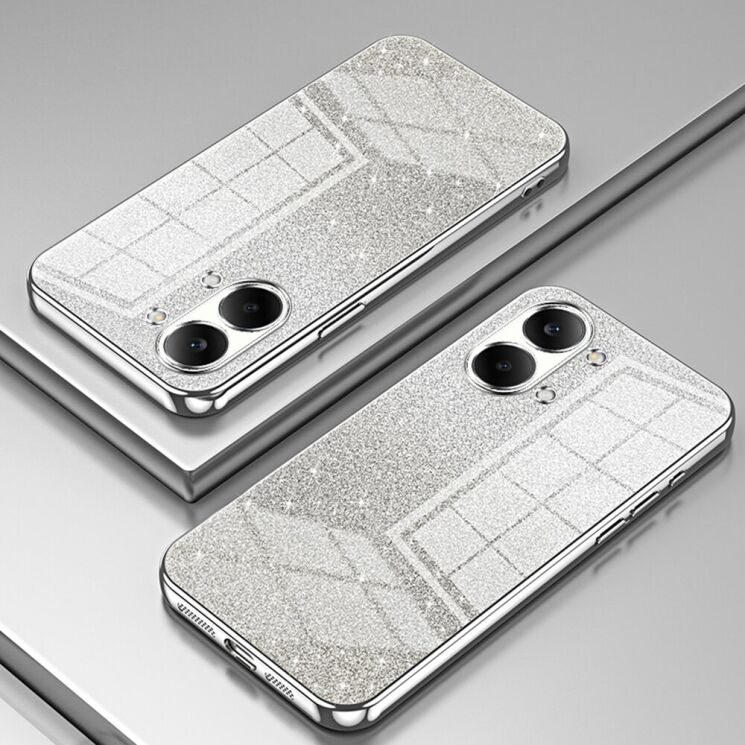 Захисний чохол Deexe Sparkles Cover для Xiaomi Poco X8 Pro Max - Silver: фото 2 з 7