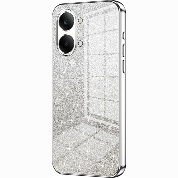 Захисний чохол Deexe Sparkles Cover для Xiaomi Poco X8 Pro Max - Silver: фото 1 з 7