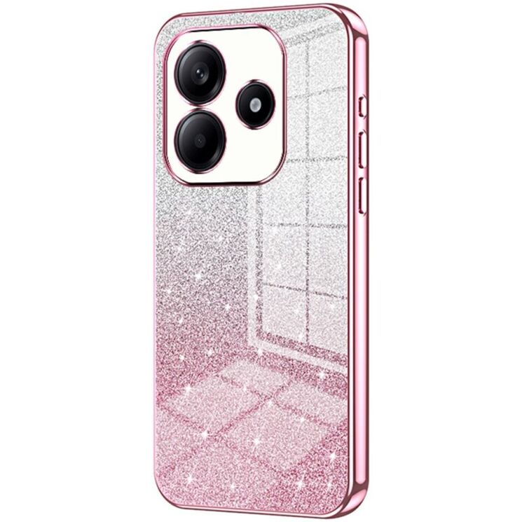 Защитный чехол Deexe Sparkles Cover для Xiaomi Redmi Note 14 4G - Pink: фото 1 из 7