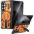 Защитный чехол Deexe Tank Stand для Samsung Galaxy Fold 8 Ultra / Fold 7 - Orange: фото 1 из 10