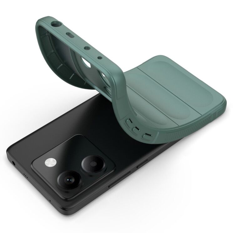 Защитный чехол Deexe Terra Case для Xiaomi Poco M7 Pro - Green: фото 2 из 7
