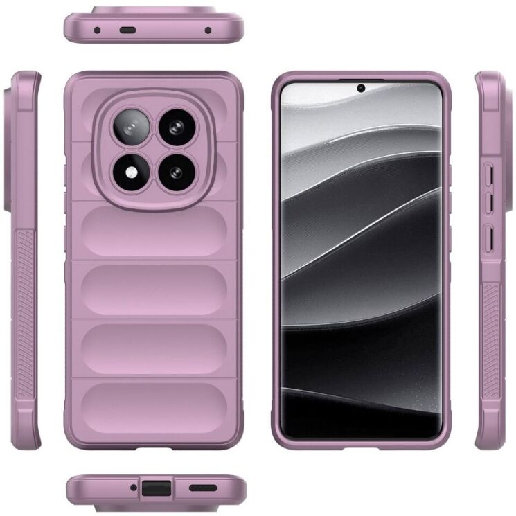 Защитный чехол Deexe Terra Case для Xiaomi Redmi Note 14 Pro Plus - Light Purple: фото 2 из 7