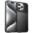 Защитный чехол Deexe Thunder Series для Apple iPhone 16 Pro Max - Black (360413B)