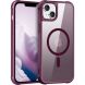 Захисний чохол Deexe Unit MagSafe для Apple iPhone 15 Plus - Wine Red (329469WR). Фото 1 з 7