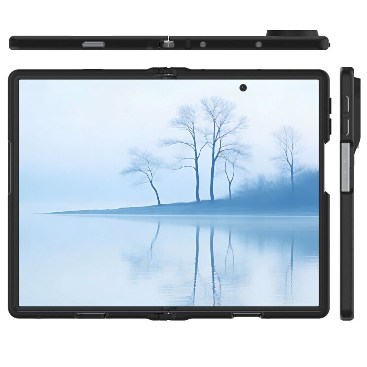 Захисний чохол Deexe Velvet Frame (FF) для Samsung Galaxy Fold 8 - Grey (424514H) Захисний чохол Deexe Velvet Frame (FF) для Samsung Galaxy Fold 8 - Grey: фото 8 з 8