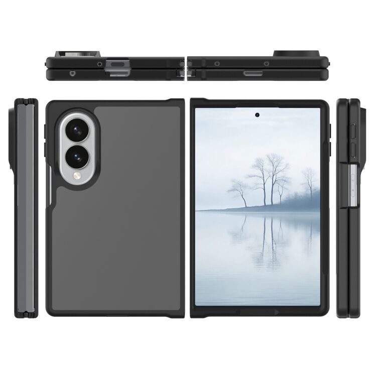 Захисний чохол Deexe Velvet Frame (FF) для Samsung Galaxy Fold 8 - Grey (424514H) Захисний чохол Deexe Velvet Frame (FF) для Samsung Galaxy Fold 8 - Grey: фото 7 з 8