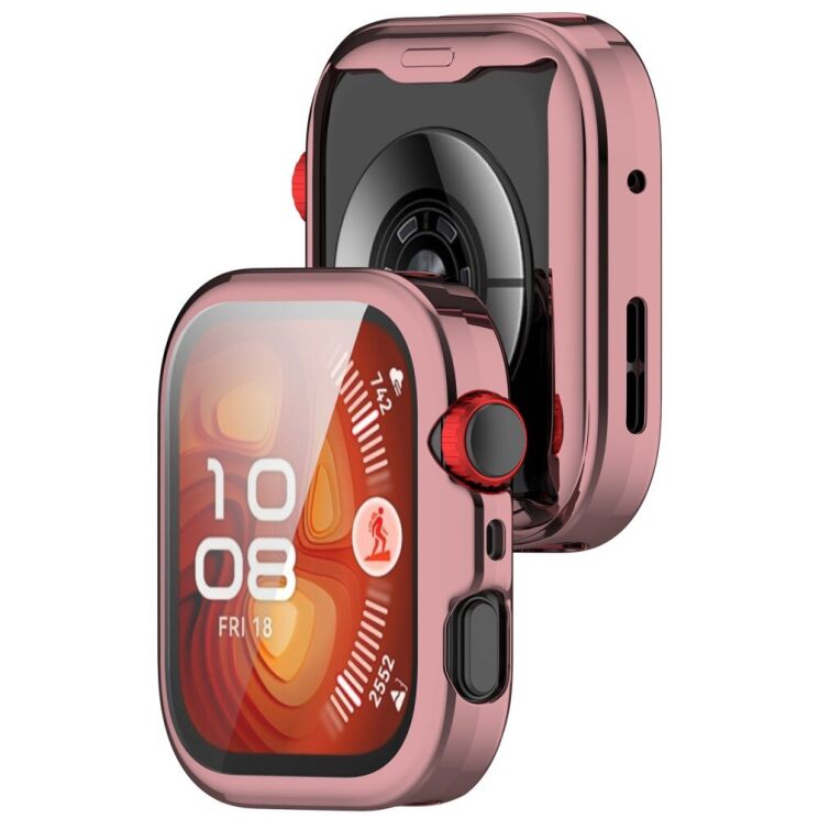 Защитный чехол Deexe Watch Case для Huawei Watch Fit 4 Pro - Pink: фото 3 из 9