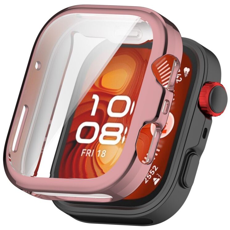 Защитный чехол Deexe Watch Case для Huawei Watch Fit 4 Pro - Pink: фото 1 из 9