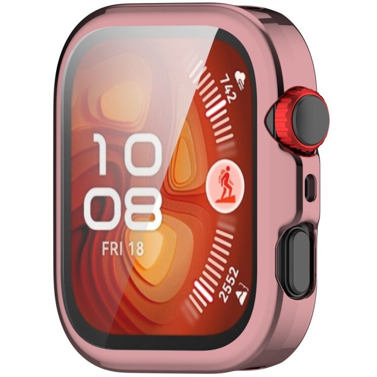 Защитный чехол Deexe Watch Case для Huawei Watch Fit 4 Pro - Pink: фото 2 из 9