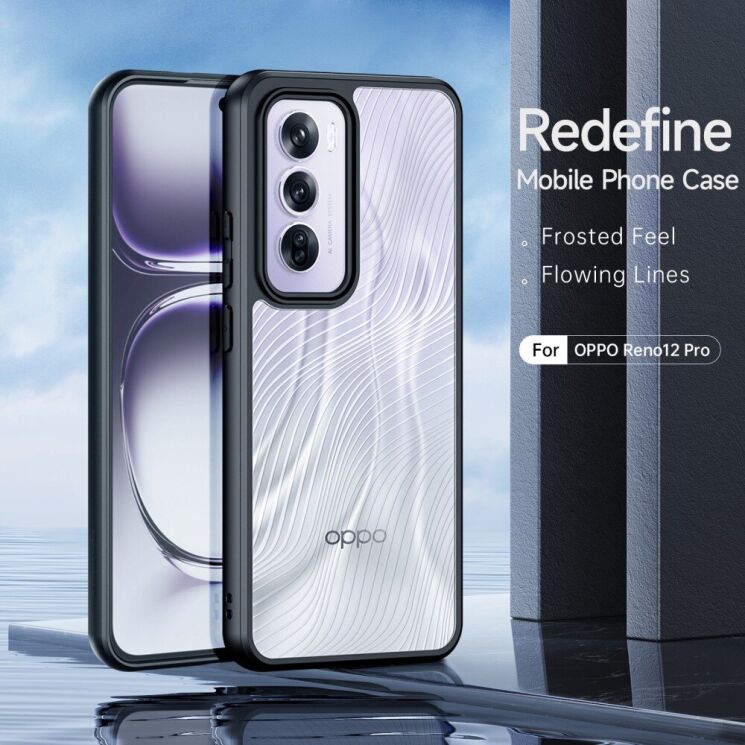 Защитный чехол DUX DUCIS Aimo Series для OPPO Reno 12 Pro - Black: фото 3 из 13