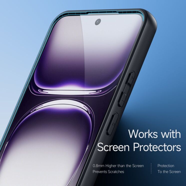 Защитный чехол DUX DUCIS Aimo Series для OPPO Reno 12 Pro - Black: фото 8 из 13