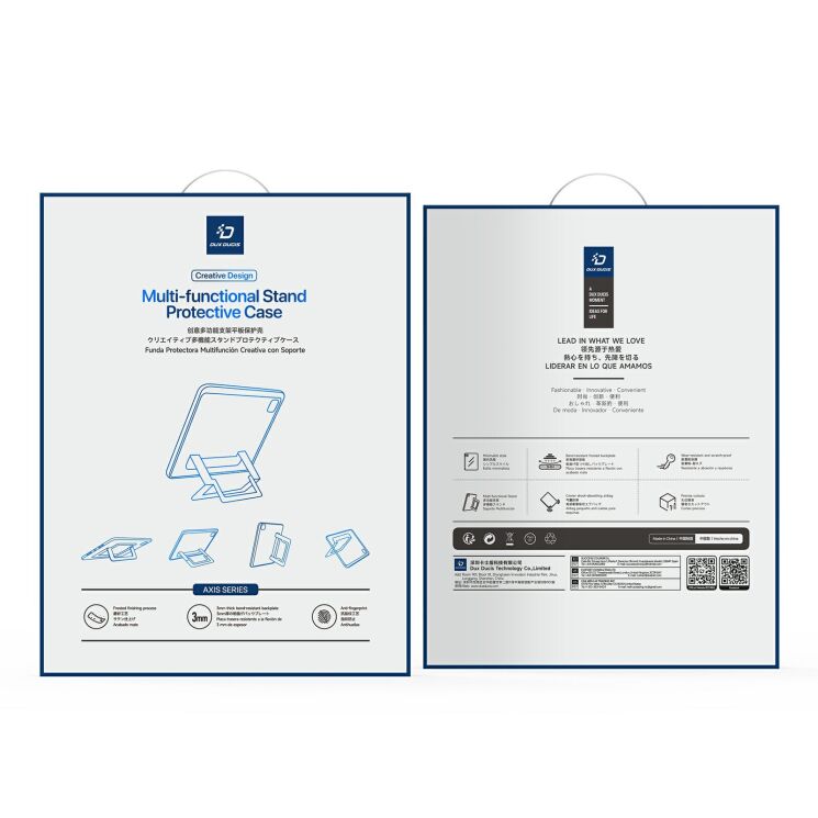 Защитный чехол DUX DUCIS Axis Series для iPad Pro 13 M5/M4 (2025/2024) - Black: фото 16 из 16
