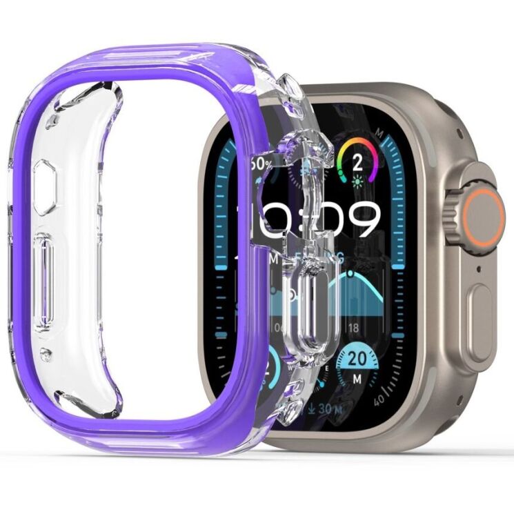 Защитный чехол DUX DUCIS Camo Series для Apple Watch Ultra / Ultra 2 (49mm) - Purple: фото 1 из 11