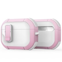 Захисний чохол DUX DUCIS PECP Series для Apple AirPods Pro 2 - White / Pink: фото 1 з 10