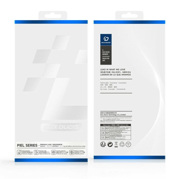 Захисний чохол Dux Ducis Piel Series Magnetic (FF) для iPhone Duo - Cherry (435010WR) Захисний чохол Dux Ducis Piel Series Magnetic (FF) для iPhone Duo - Cherry: фото 4 з 11