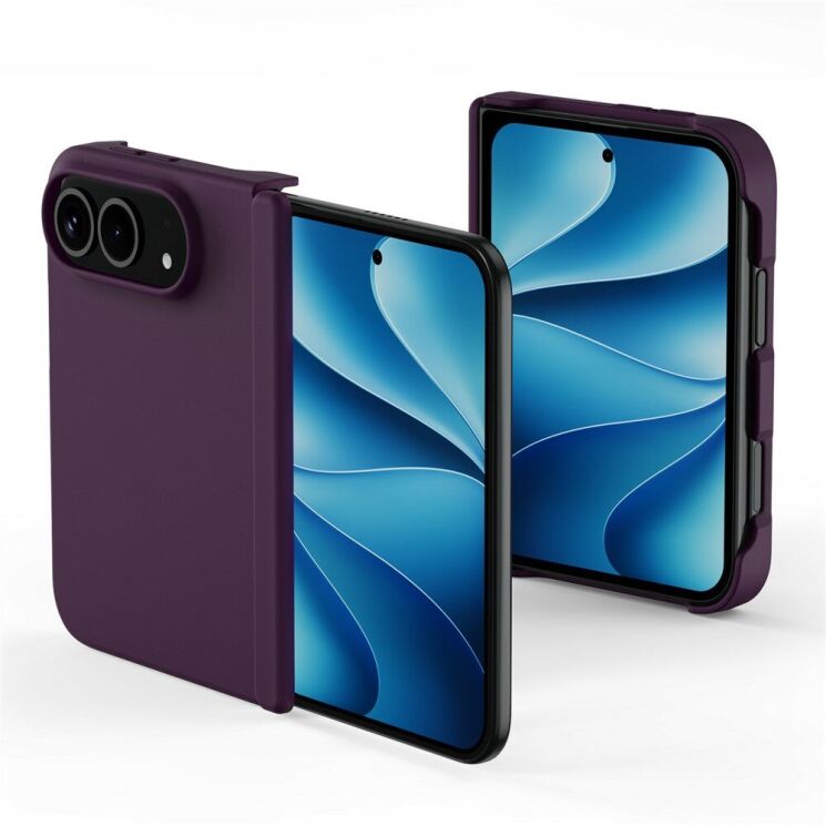 Захисний чохол Dux Ducis Piel Series Magnetic (FF) для iPhone Duo - Cherry (435010WR) Захисний чохол Dux Ducis Piel Series Magnetic (FF) для iPhone Duo - Cherry: фото 2 з 11