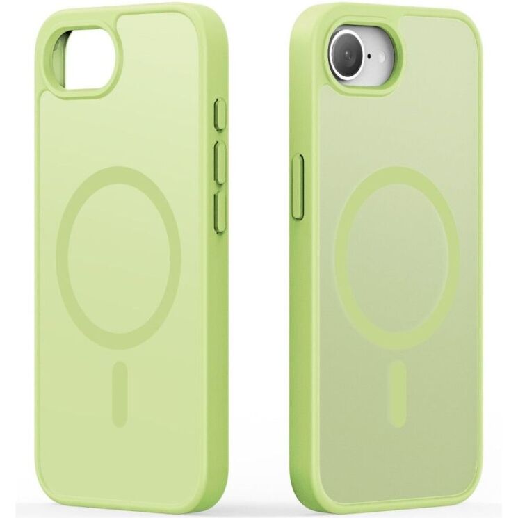 Защитный чехол DUX DUCIS Yind Series для Apple iPhone 16e - Lime / Green: фото 3 из 9